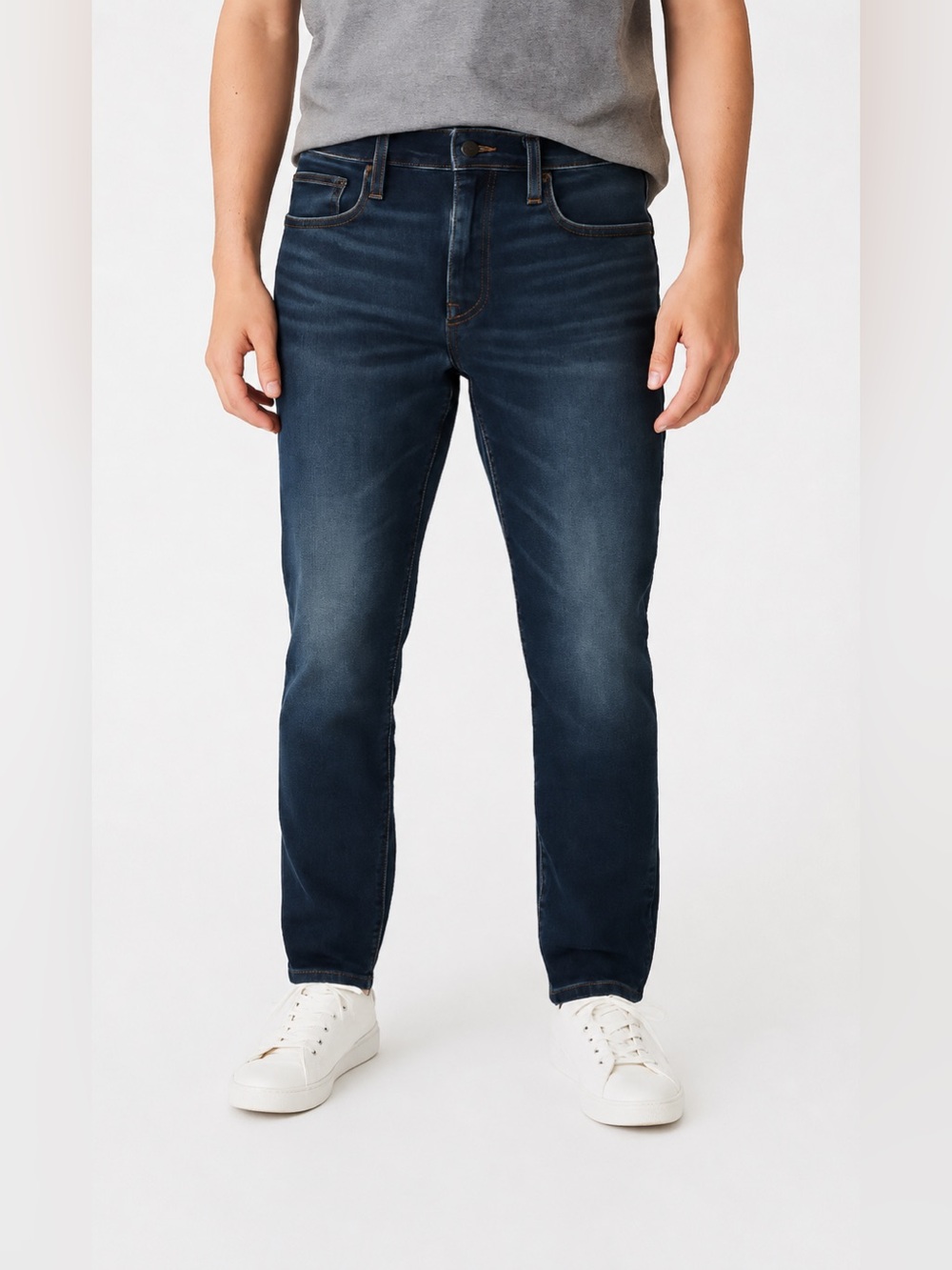 👖🔥 American Eagle Slim Straight Dark Wash Jeans Men 32x32 Flex‎ Denim.